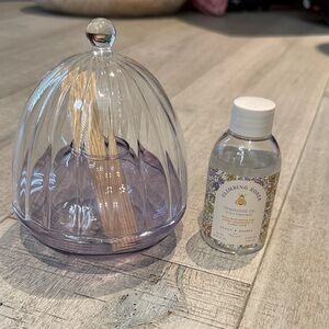 Purple Glass Diffuser with Fragrance Oil